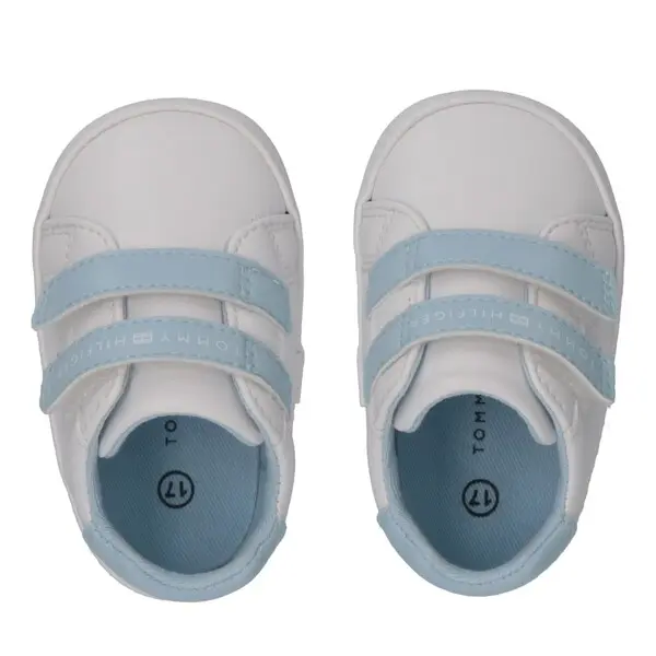 Velcro Blue Soft Sneakers 1 Image