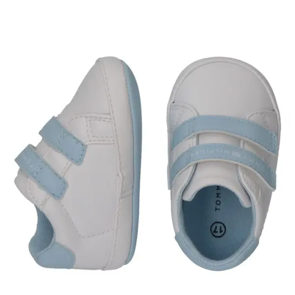 Velcro Blue Soft Sneakers 2 Image