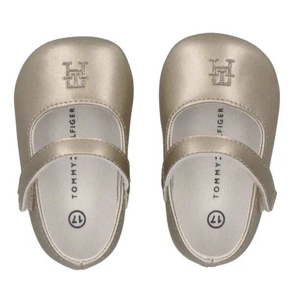 Metallic Mary Jane Pre-Walker Shoes 2 Image