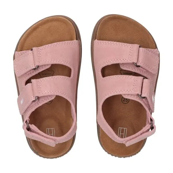 Suede Double-Strap Sandals 1 Image