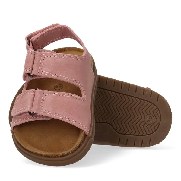Suede Double-Strap Sandals 2 Image
