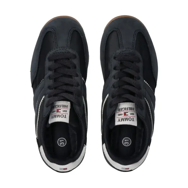 Lace-Up Suede Retro Sneakers 1 Image