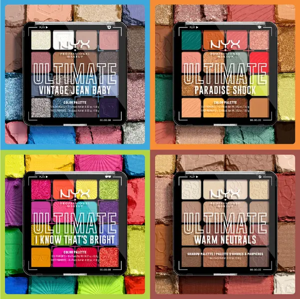 Nyx Professional Makeup Ultimate Shadow Palette - 02 Paradise Shock 10 Image