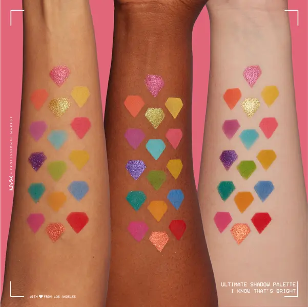 Nyx Professional Makeup Ultimate Shadow Palette - 04 I Know Thats Bright 6 Image