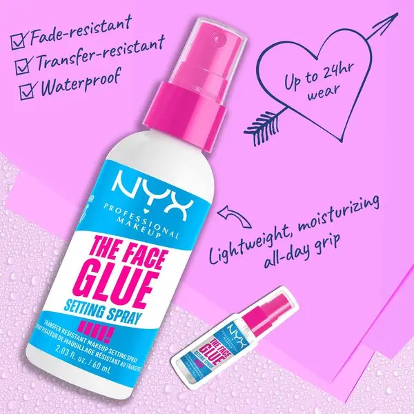 Nyx Professional Makeup The Face Glue Primer, Gripping Primer, up to 24 hour hydration, up to 24 hour makeup wear, 35ml 1 Image