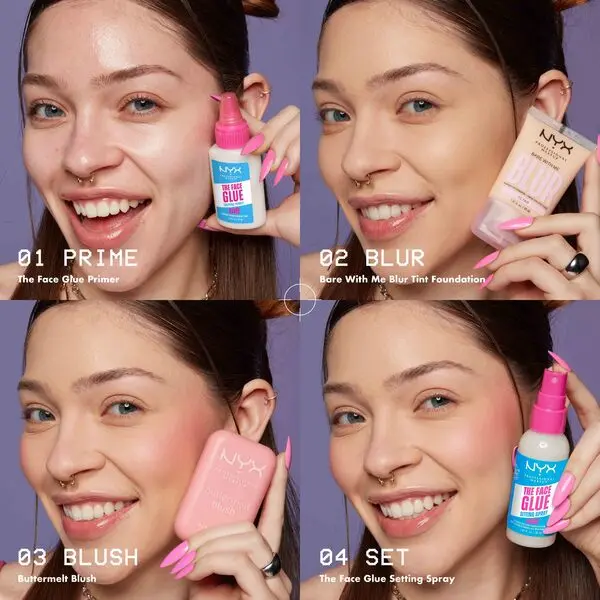 Nyx Professional Makeup The Face Glue Primer, Gripping Primer, up to 24 hour hydration, up to 24 hour makeup wear, 35ml 6 Image