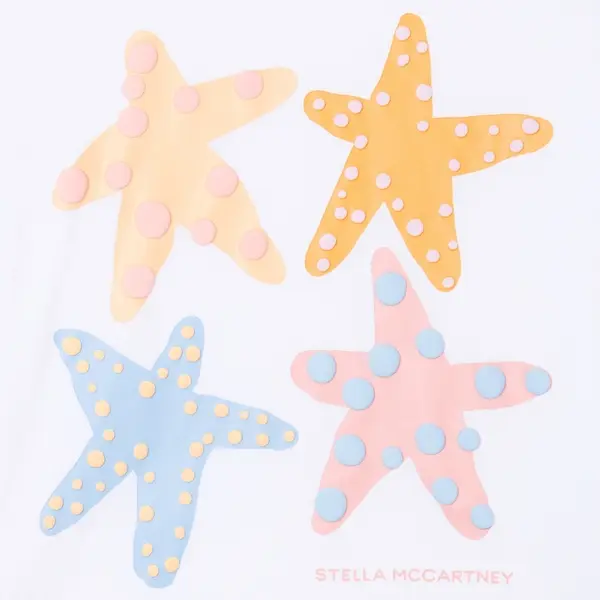 Starfish Quad Textured Cotton Short Sleeve T-Shirt 1 Image