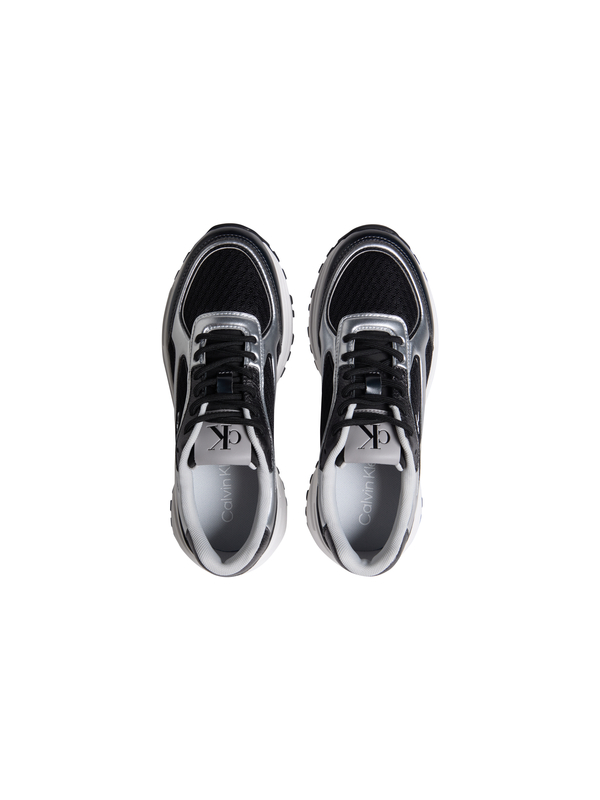 Mesh Mix Chunky Sole Runner Trainers 2 Image