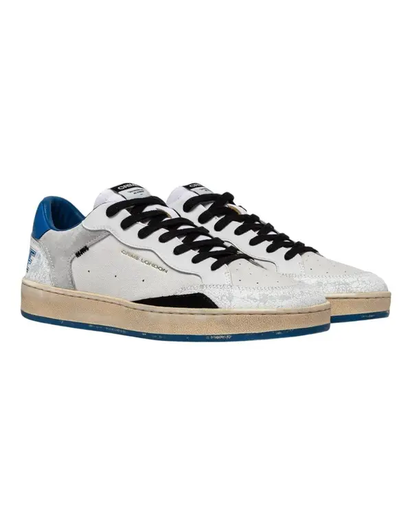 Chelsea Electric Blue Leather Sneakers 5 Image