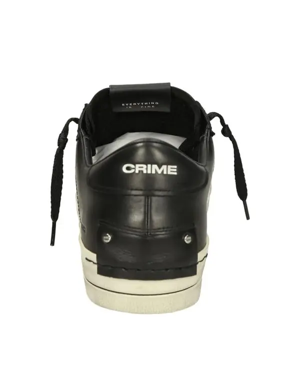 Sk8 Deluxe Black Venom Leather Sneakers 1 Image