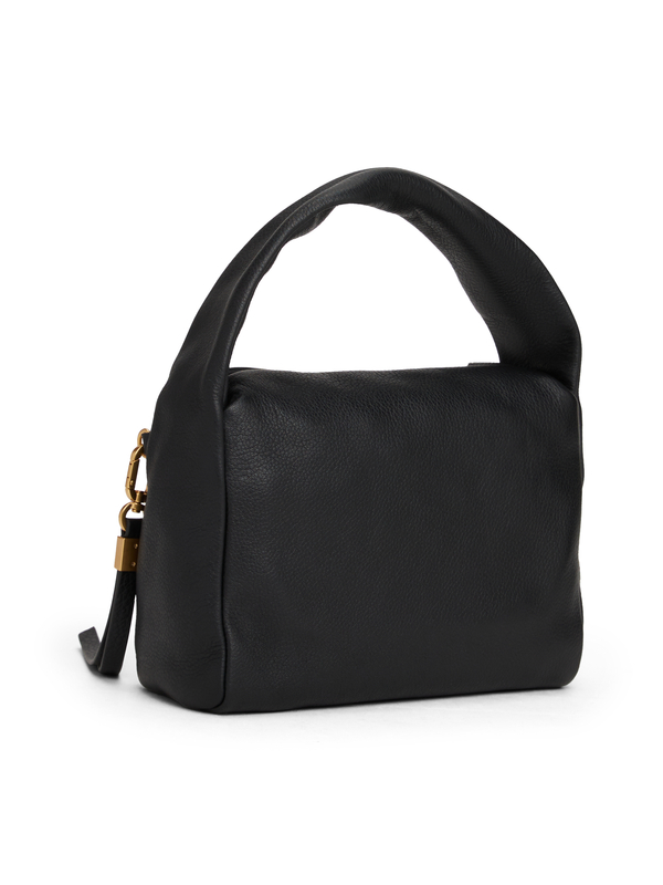 City Leather Twist Handle Bag 3 Image