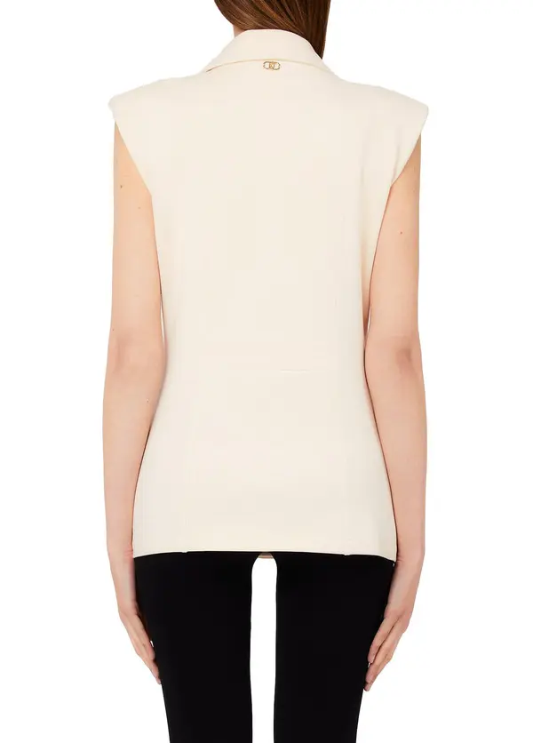 Vest with Padded Shoulders 4 Image