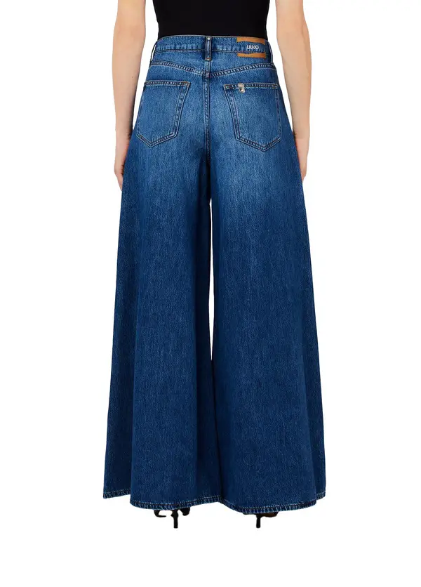 High-waisted Super-flared Jeans 3 Image