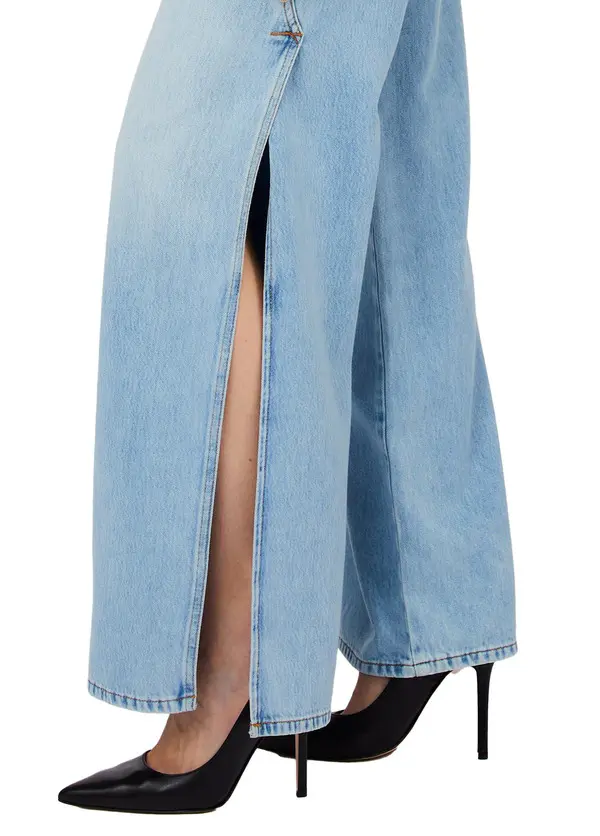 Flared Jeans with Side Slits 3 Image