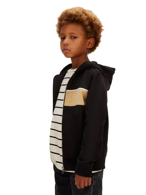 Relaxed Zip Up Hoodie 3 Image