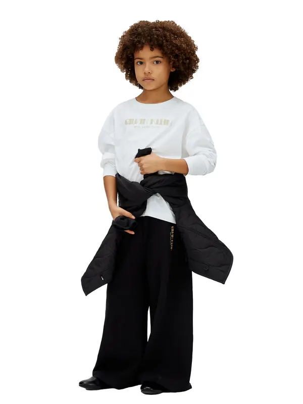 Wide Leg Logo Joggers 1 Image