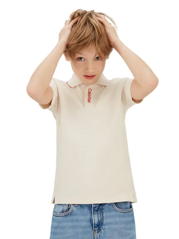 Kids Boys Tipping Short Sleeve Polo T-Shirt 1 Image