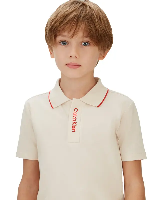 Kids Boys Tipping Short Sleeve Polo T-Shirt 2 Image