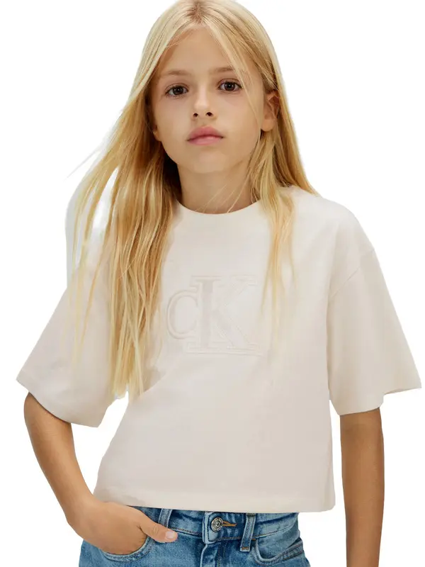 Boxy Logo Short Sleeve T-shirt 2 Image