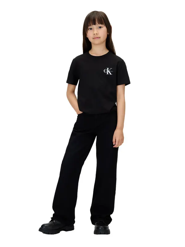 Kids Neutral Chest Logo Short Sleeve T-shirt 1 Image