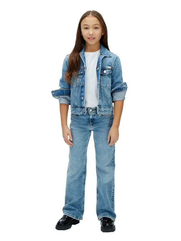 Long Sleeve Denim Jacket with Pockets 4 Image