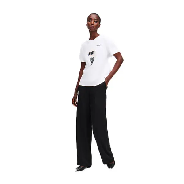 Cotton Short Sleeve T-shirt with Logo Print 2 Image