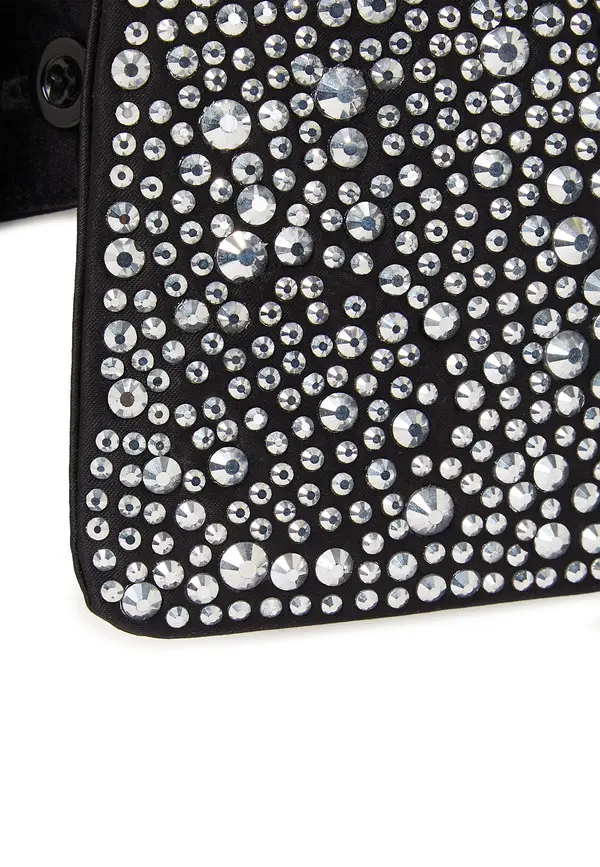 Rhinestone Satin Collar  2 Image