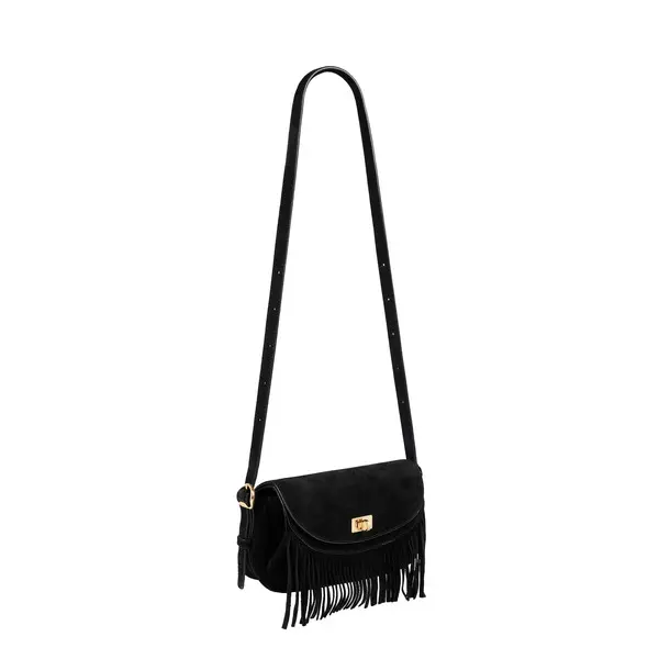 Mini Mambo Suede Crossbody Bag 1 Image