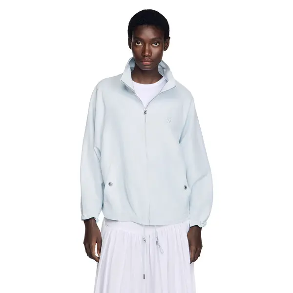 Embroidered Collar Oversized Jacket 2 Image
