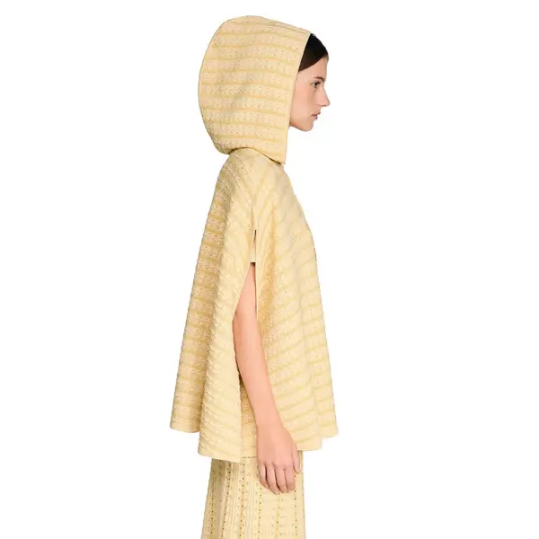 Strass Knit Cape Gold 3 Image