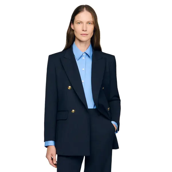 Pinstripe Suit Jacket 2 Image