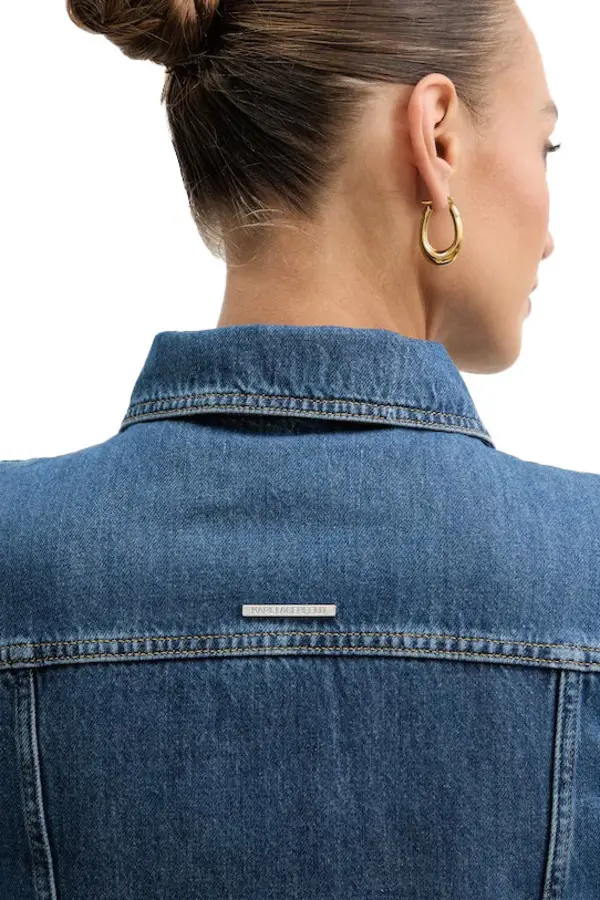 Cropped Denim Jacket 3 Image