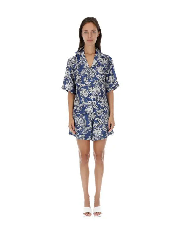 Pierlot Floral Print Shorts 2 Image