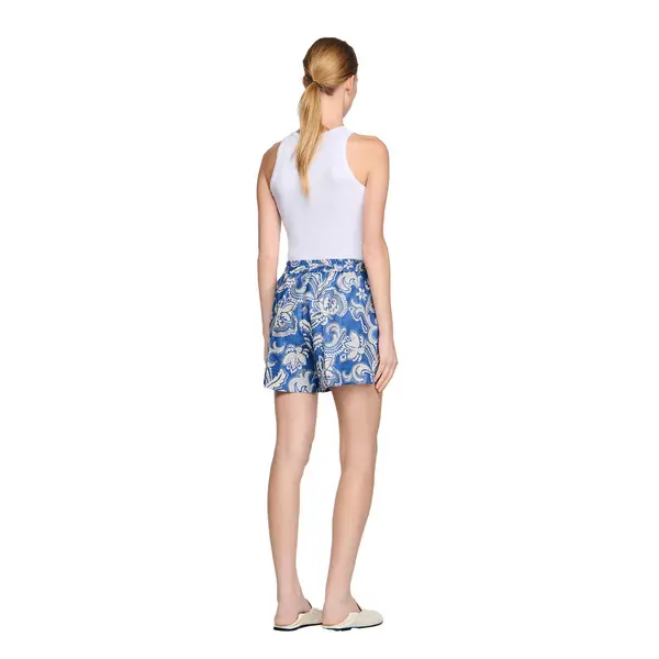 Pierlot Floral Print Shorts 3 Image