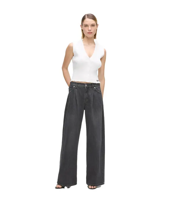 Low-rise Wide Leg Jeans 4 Image