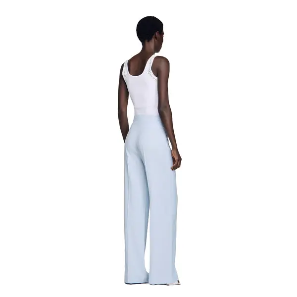 Striped Sequin Trousers 3 Image