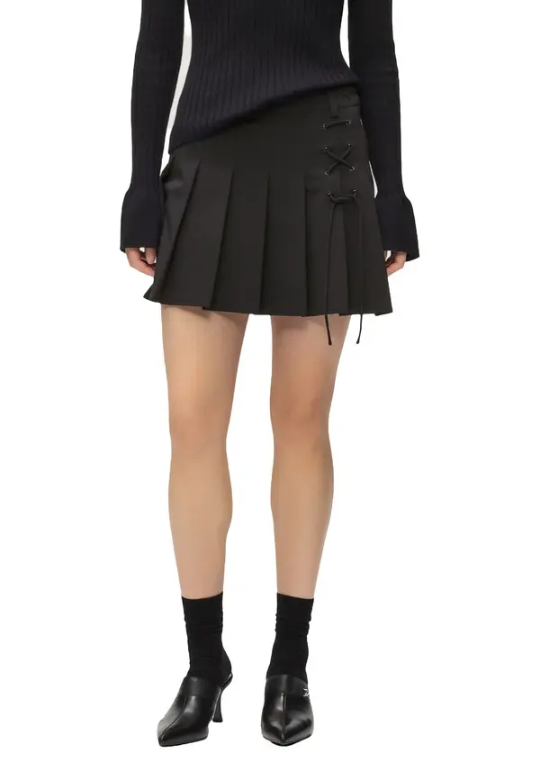 Pleated Mini Skirt 2 Image