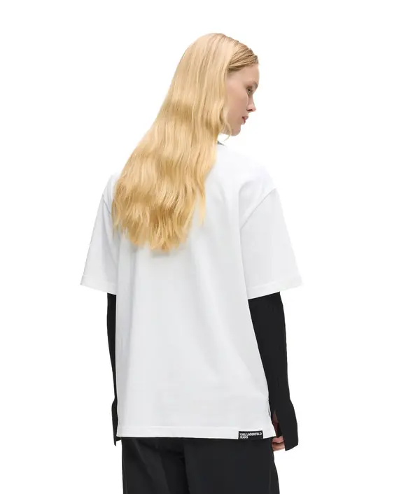 Digitized Karl Print Relaxed-fit T-shirt 3 Image