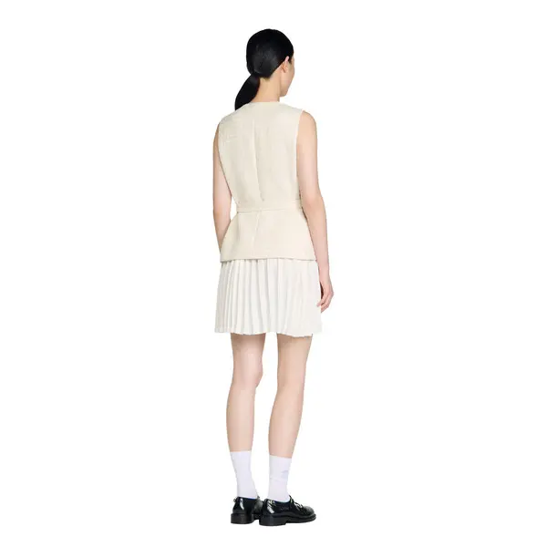 Two-material Short Dress 1 Image