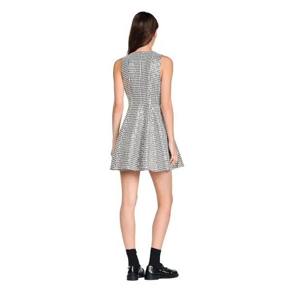 Flavie Tweed And Sequin Short Dress 2 Image