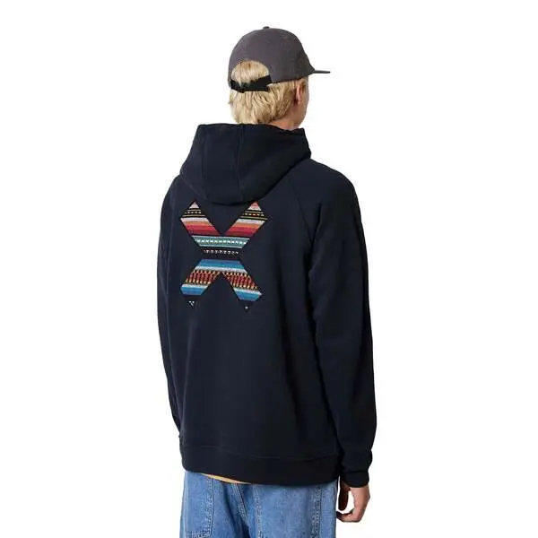Classic X Embroidered Hoodie - Navy 2 Image