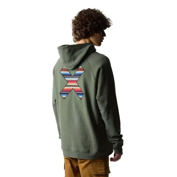 Classic X Embroidered Hoodie - Khaki 1 Image