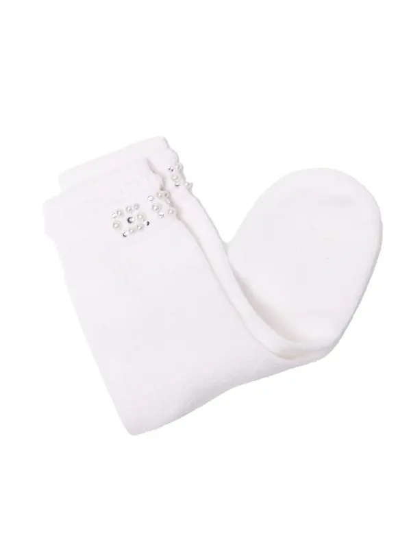 Pearl Pointelle Socks 1 Image