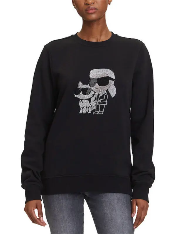 Rhinestone Duo Ikon Sketch Sweatshirt 3 Image