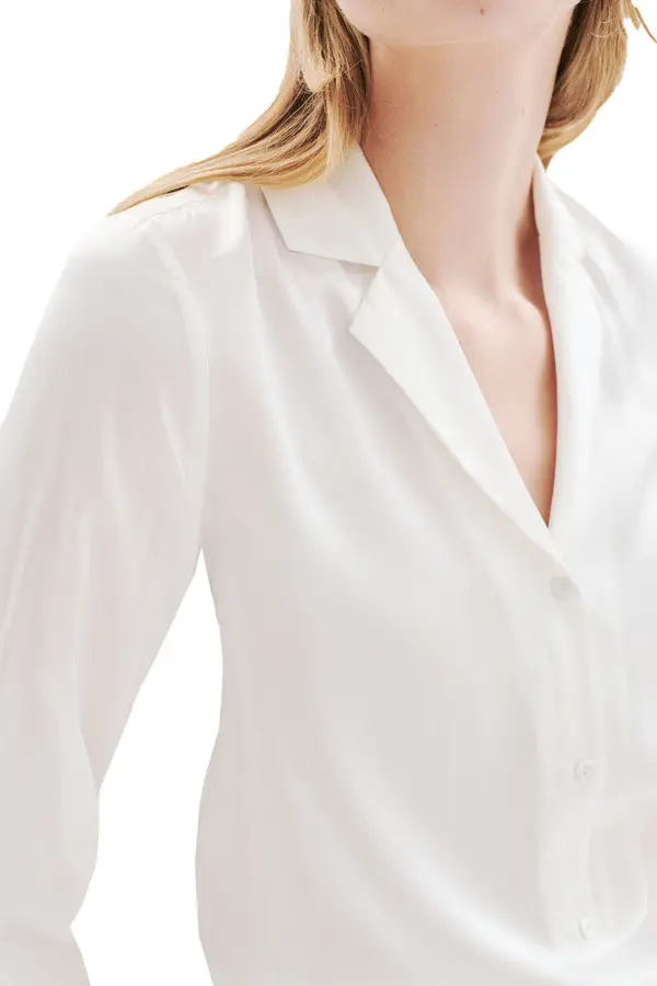 Charline Silk Long Sleeve Shirt 1 Image