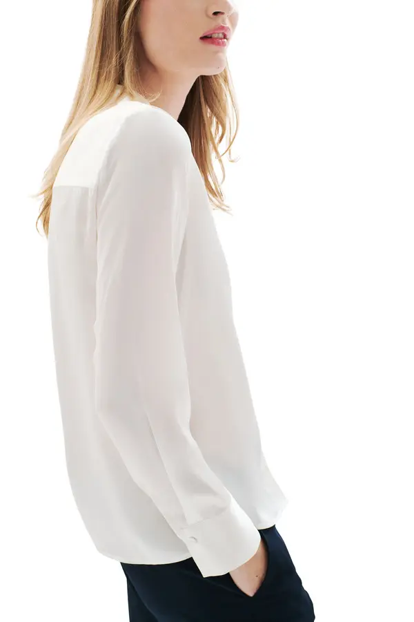 Charline Silk Long Sleeve Shirt 3 Image