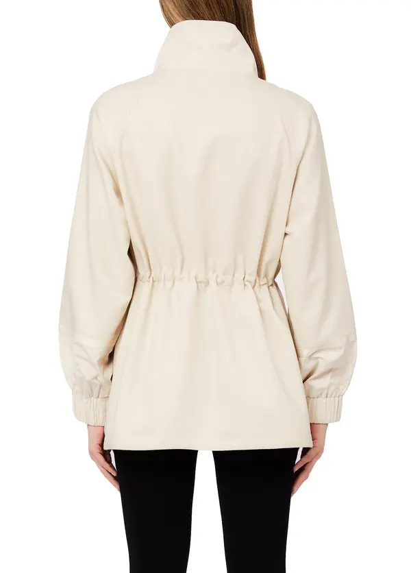 Windproof Jacket with a Drawstring Waist 4 Image