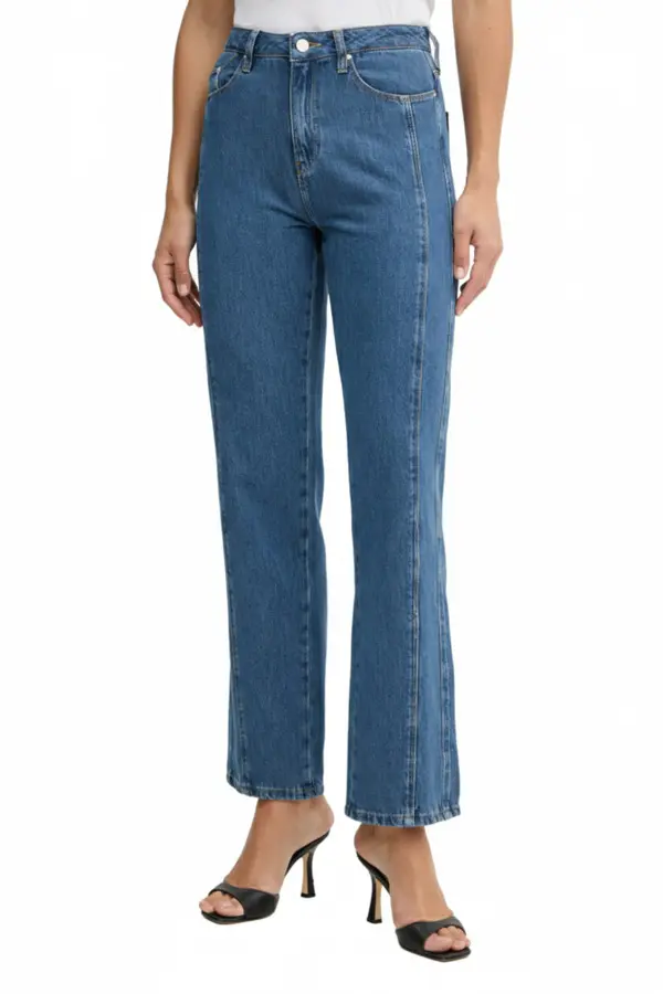 High-Waist Straight Jeans 1 Image