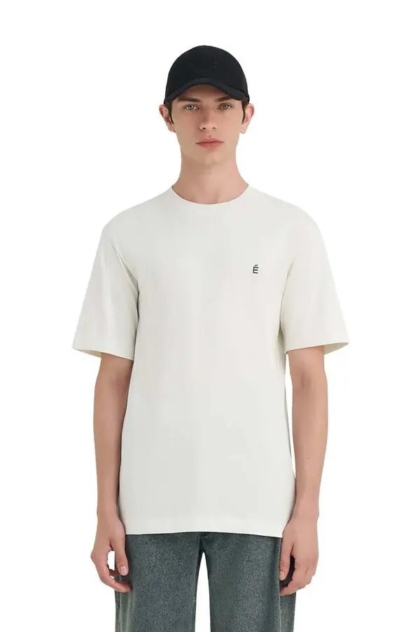 Regular Fit É Short Sleeve T-shirt - White 1 Image