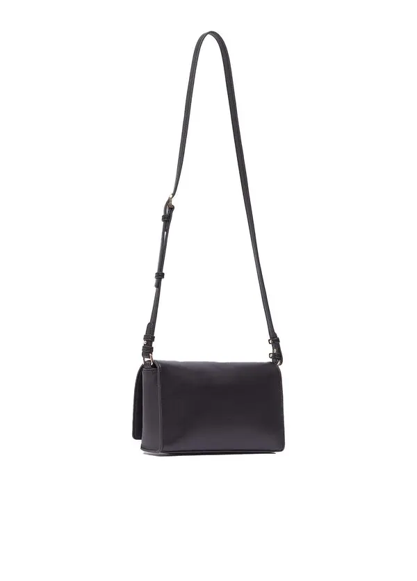 Flap Soft Leather Rectangular Crossbody Bag 3 Image